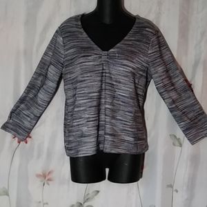 Jones New York Collection long sleeve blouse sz. M